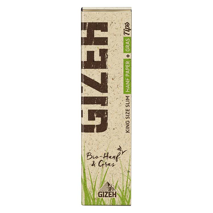 Gizeh Hanf & Gras King Size Slim Papers + Tips