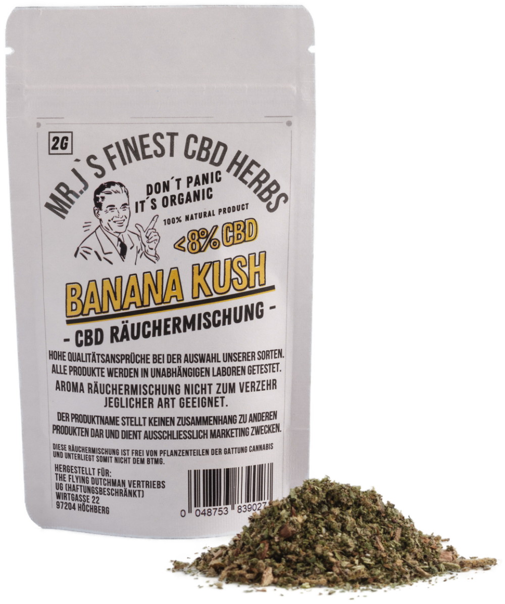 CBD Aromakräuter Banana Kush 2g